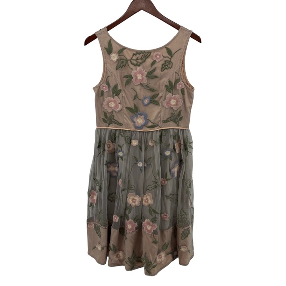 Sundance Dresses & Skirts - Sundance Peony Embroidered Tulle Tea Dress 2